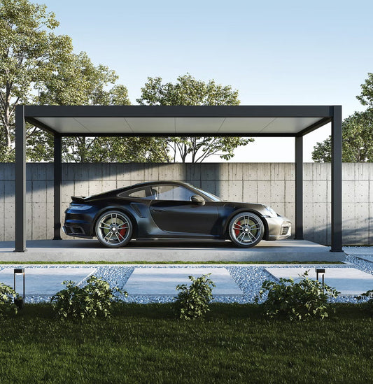 Carport in aluminium: bescherming voor je voertuig met een moderne uitstraling